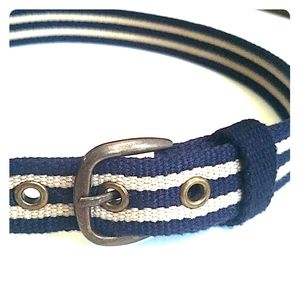 Woven belt, brass hardware